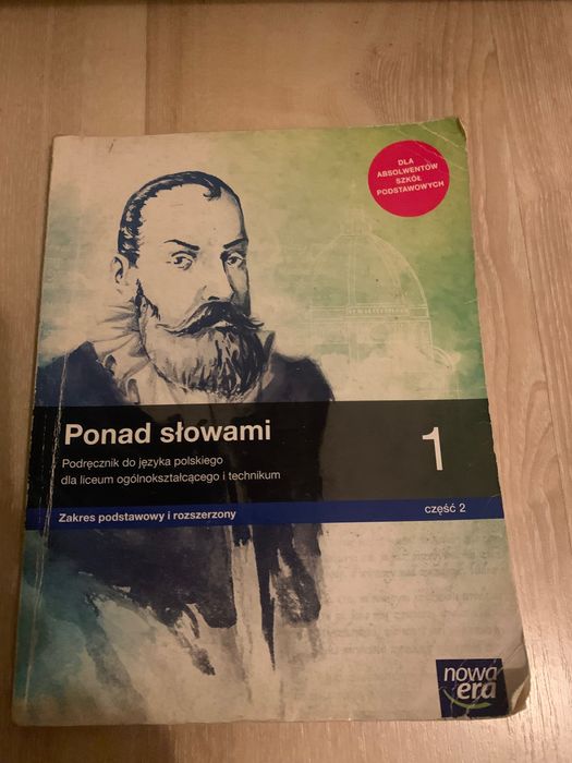 Ponad słowami 1 część 2 podręcznik liceum technikum