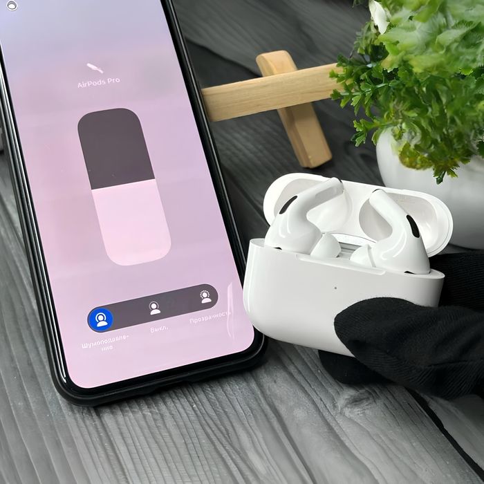 Навушники airPods Pro 2 apple ANC lux якості + чохол в подарунок