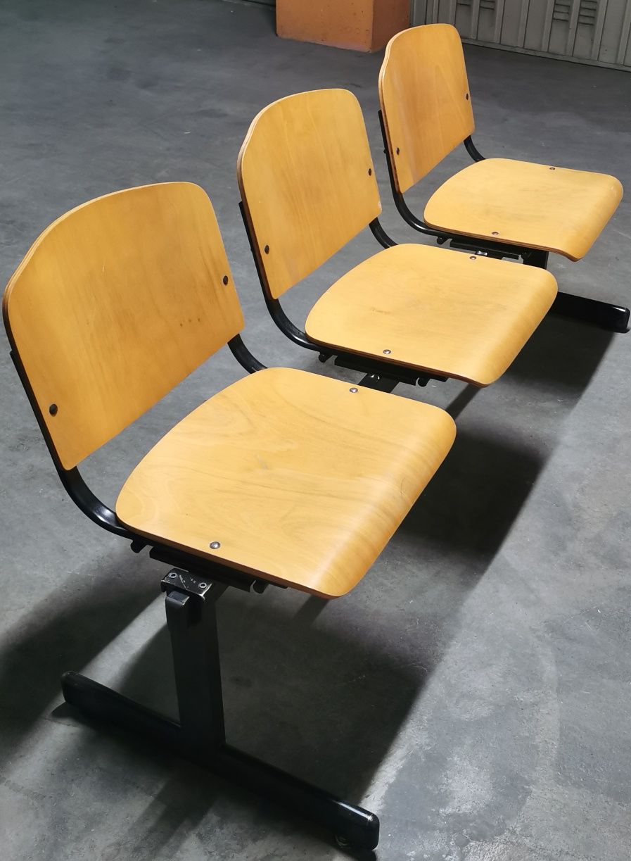 Banco sala de espera 3 lugares