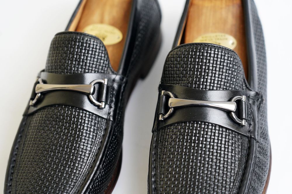 кожаные туфли мокасины пенни лоферы Marks&Spencer размер 42-43