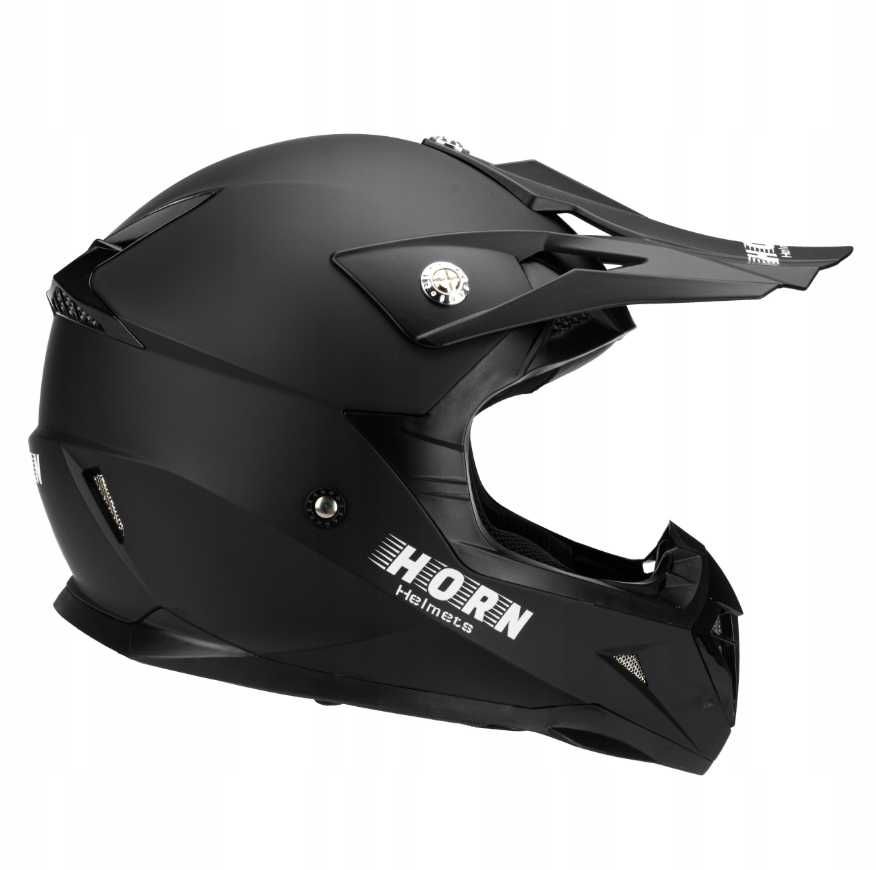Kask Motocyklowy Cross Horn 915 gratis gogle XS-XL