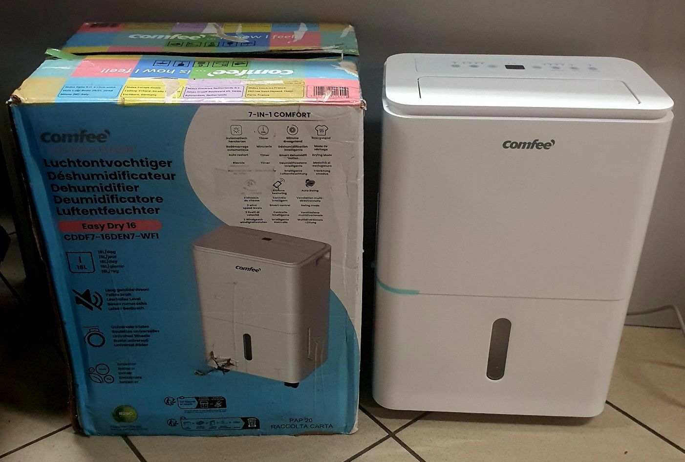 Osuszacz powietrza comfee 7-in-1 COMFORT Easy Dry 16