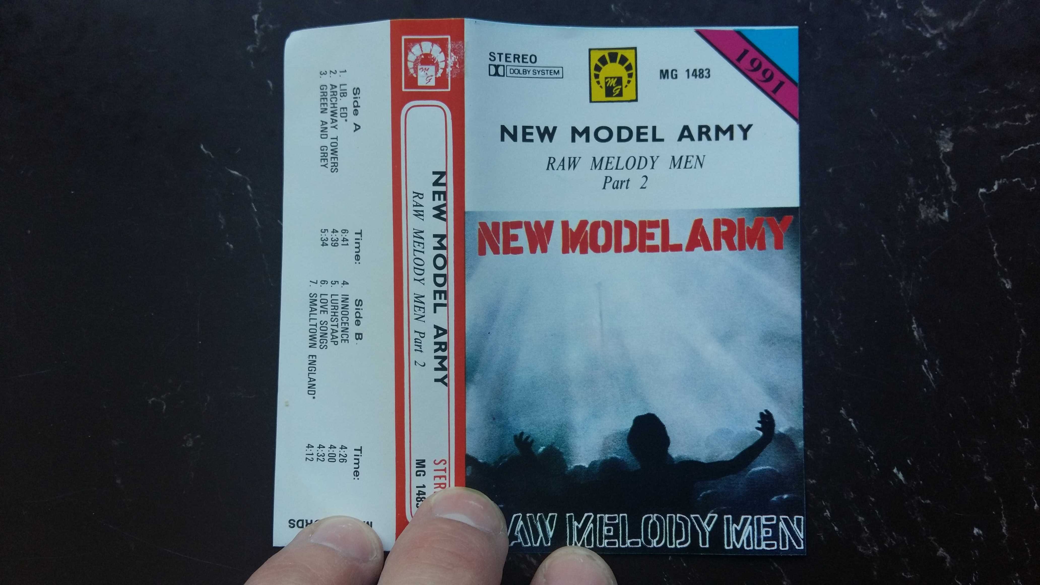 Kaseta magnetofonowa New Model Army- Raw Melody ,Part 2 ,Wyd. Mg