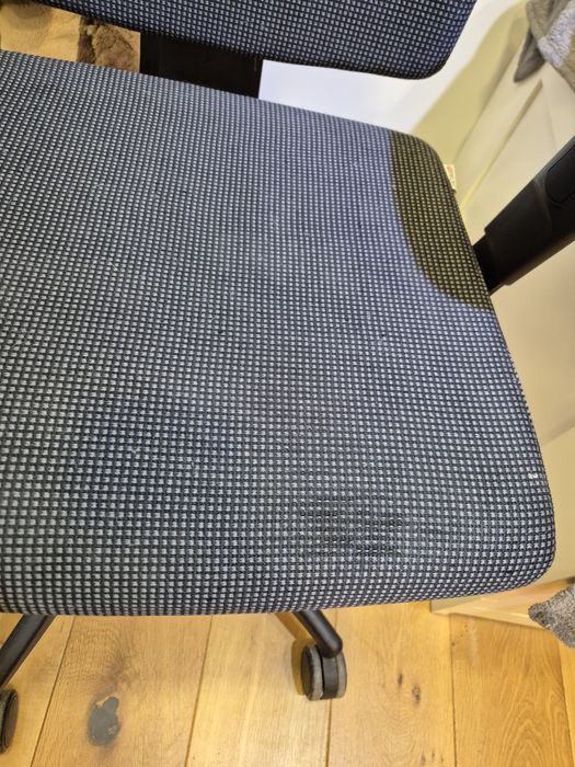 Fotel biurowy do pracy przy komputerze grafitowy obracany