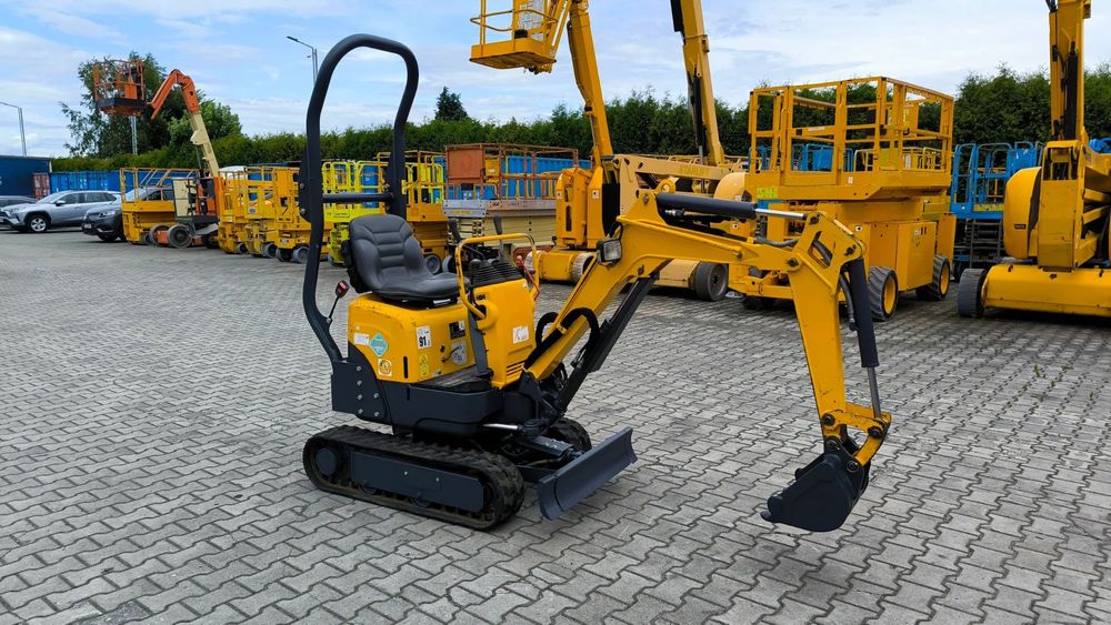 Yanmar SV 08 - 1A (s)  usunięte luzy ramienia roboczego - minikoparka sprowadzona