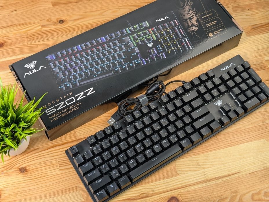 Механічна клавіатура AULA S2022 (Блакитні свічі)