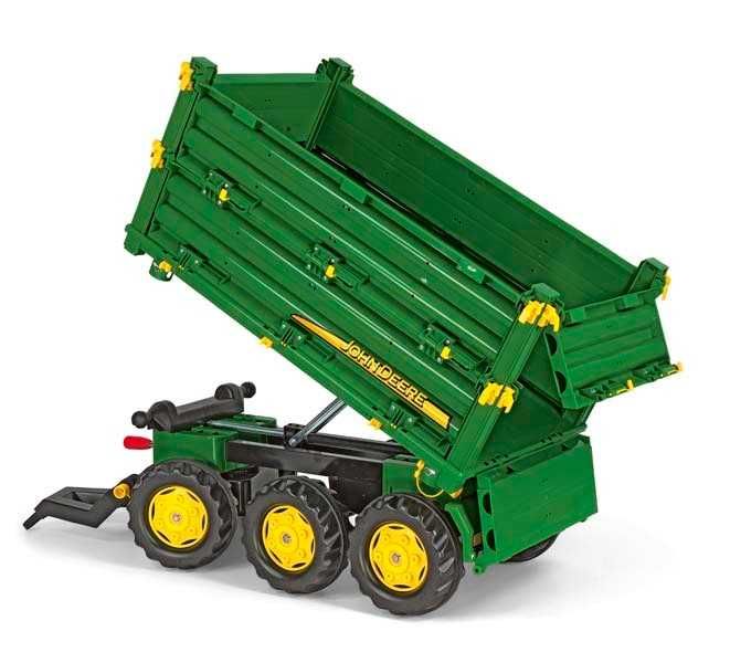 ROLLY TOYS Ogromna Przyczepa JOHN DEERE 3-osie