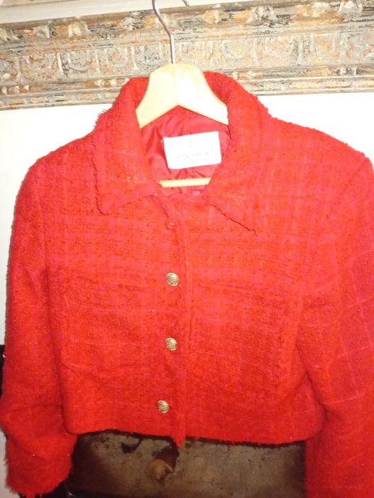 Blazer casaco vermelho