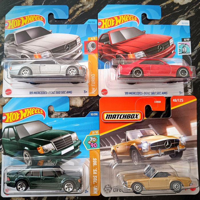 Mercedes Benz Hot Wheels Matchbox