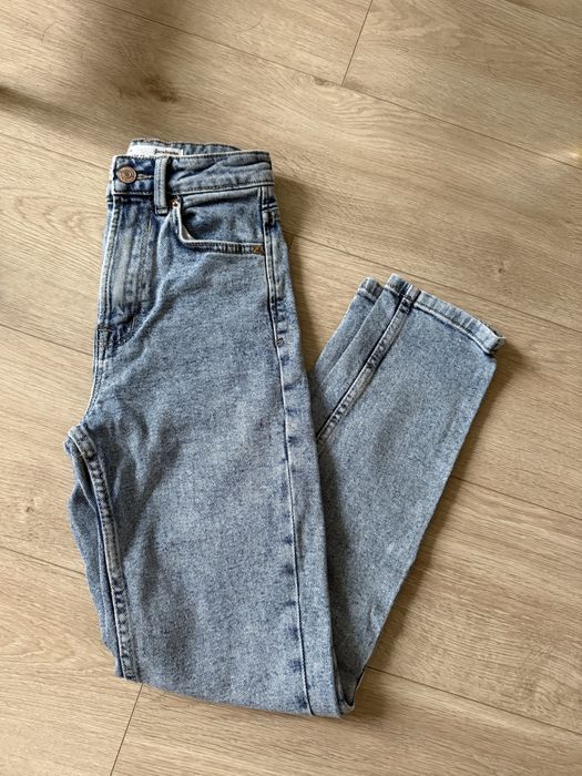 Zestaw paczka ubrań rozmiar XS/S jeansy swetry bluzki sukienki