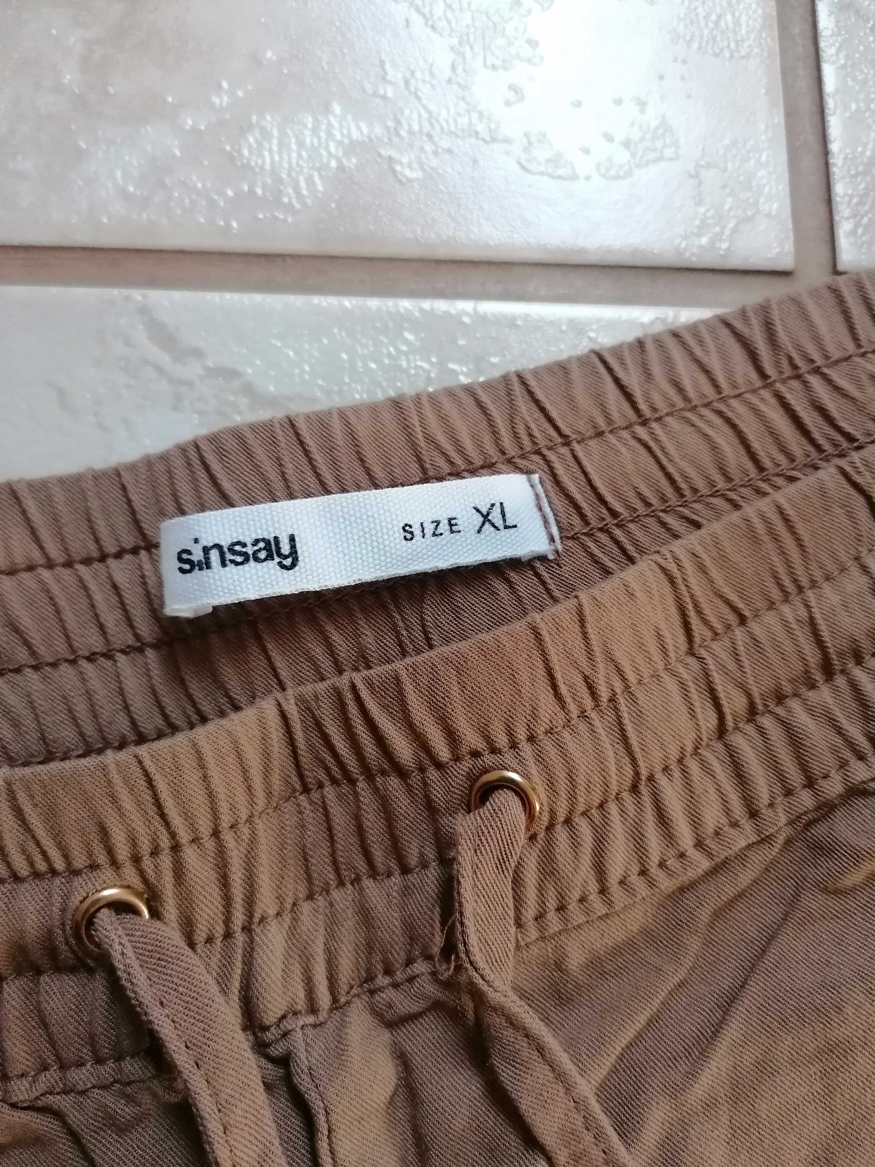 Spodnie damskie, nowe, sinsay, r XL