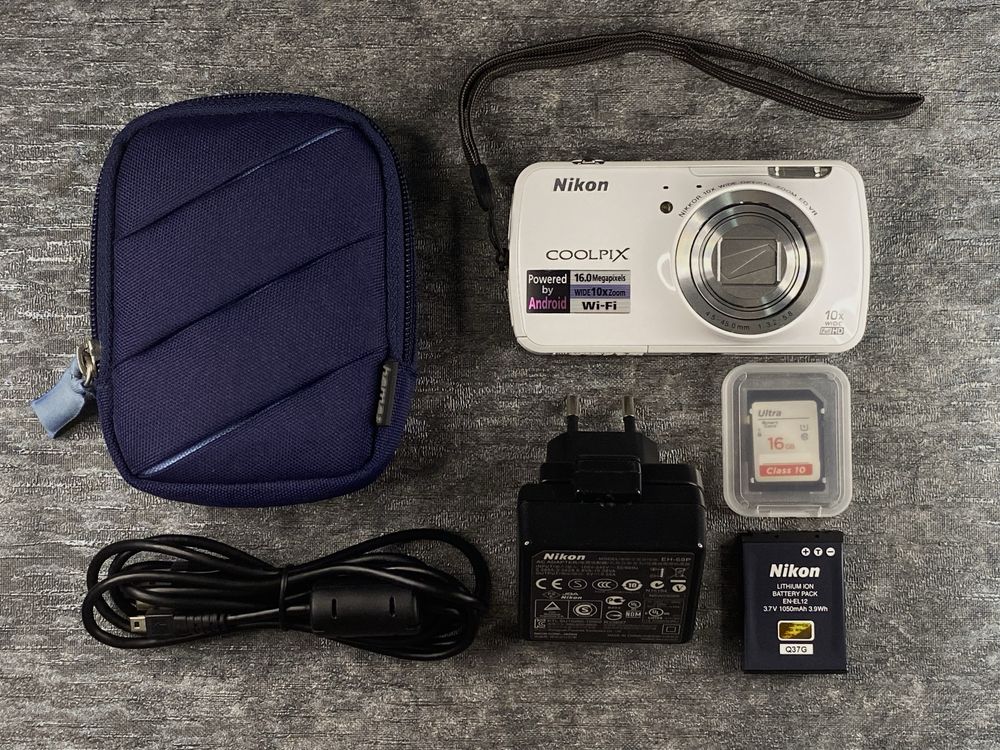Nikon Coolpix S800c Wi-Fi GPS Android ідеальний стан