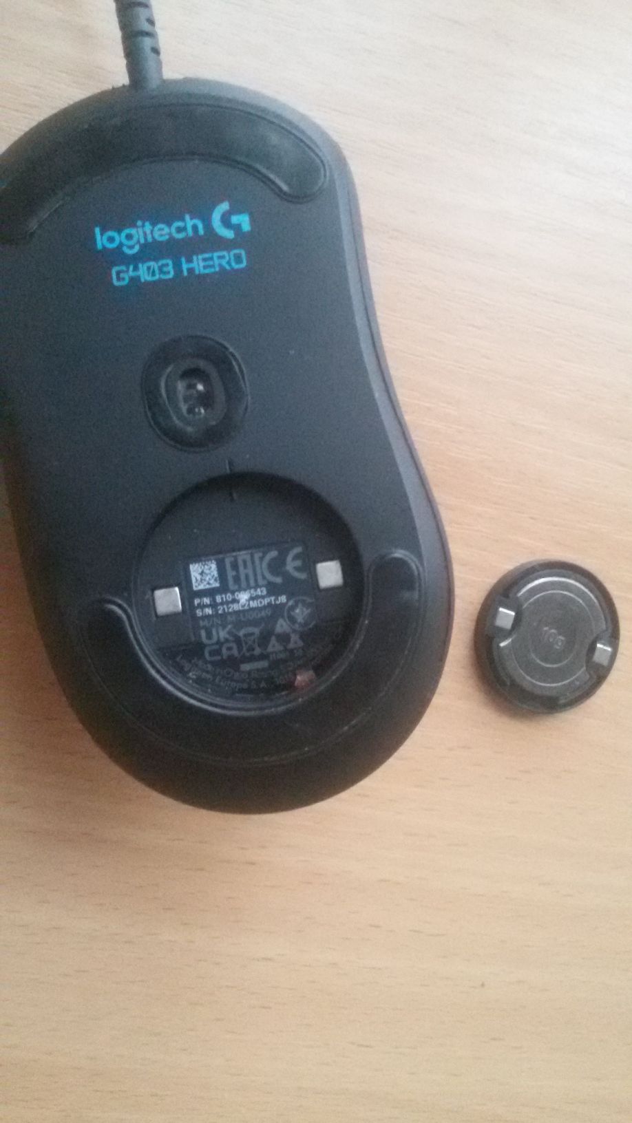 Мышь Logitech g403 hero 25k dpi, не работает колесико