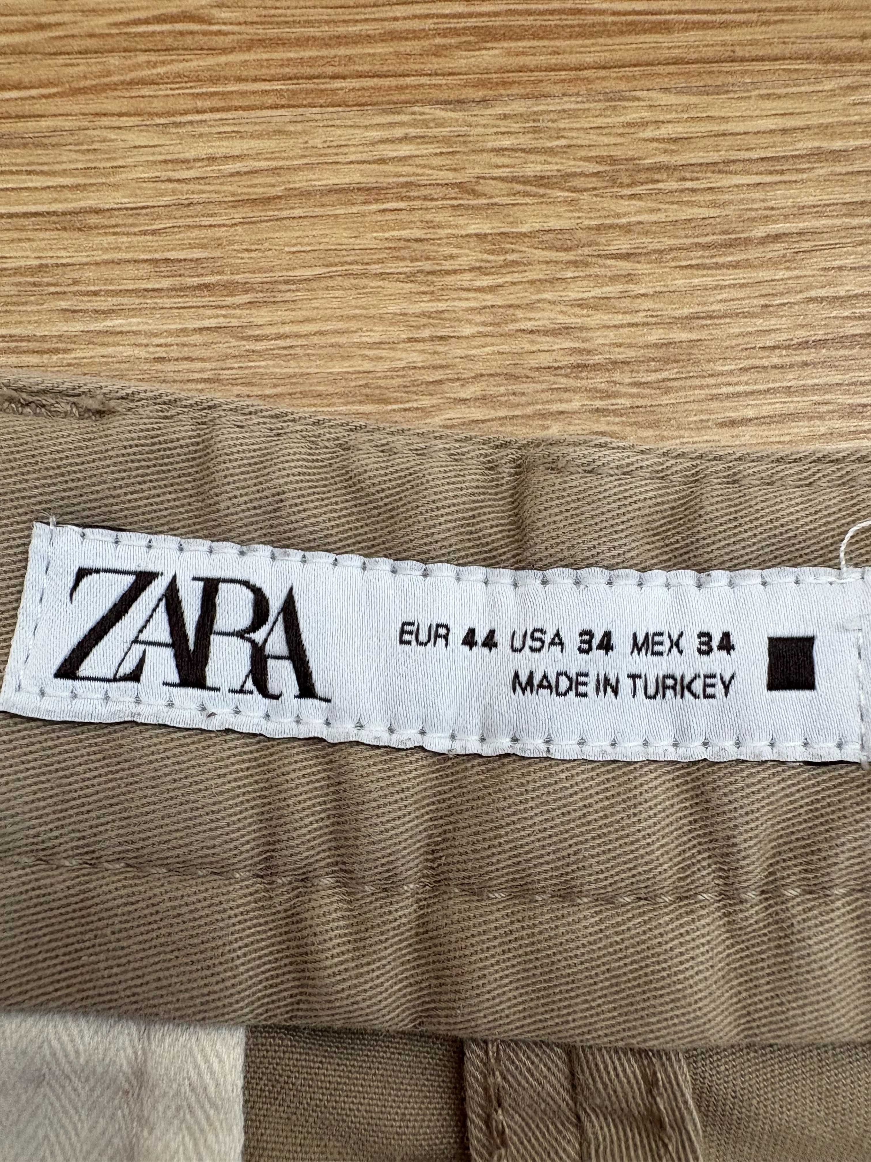 Calças Beges Zara Homem