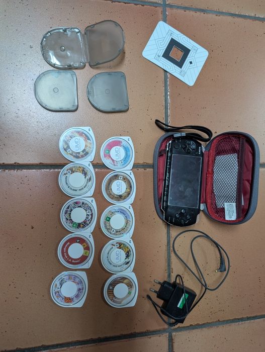 Sony PSP com jogos