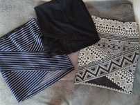 (último preço) saias Tally Weijl/Jennyfer, t.S/M, NOVA