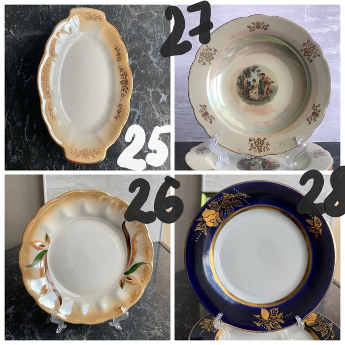 Тарелки блюда Япония Tono China Kahla SEP ГДР Freiberger