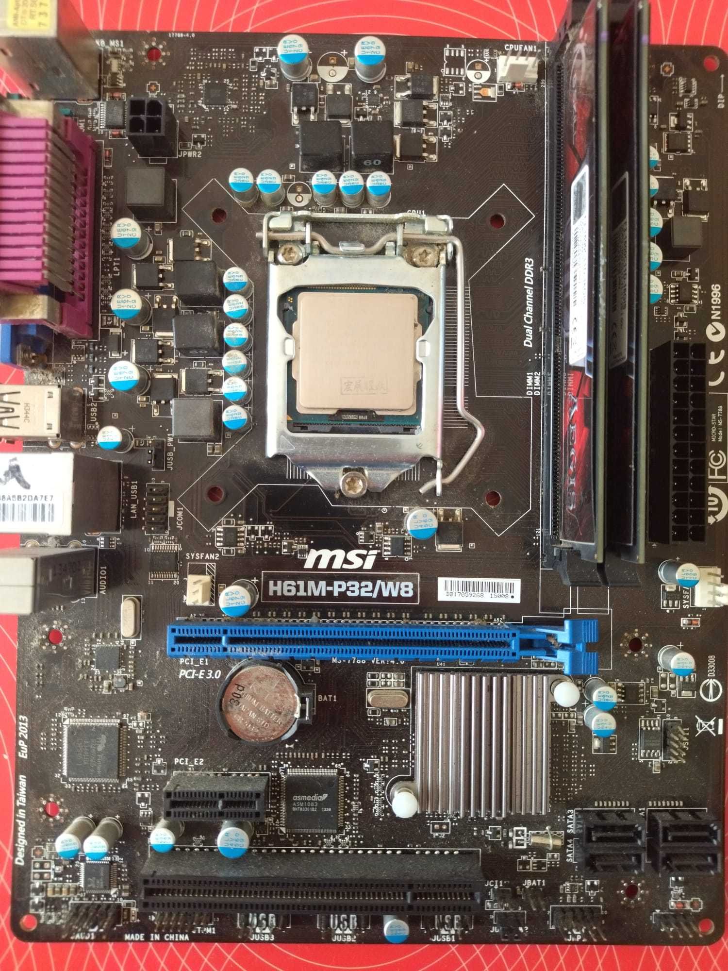 PC Bundle — Intel Xeon E3-1230 v2 + MSI H61M-P32/W8 + 16 GB DDR3