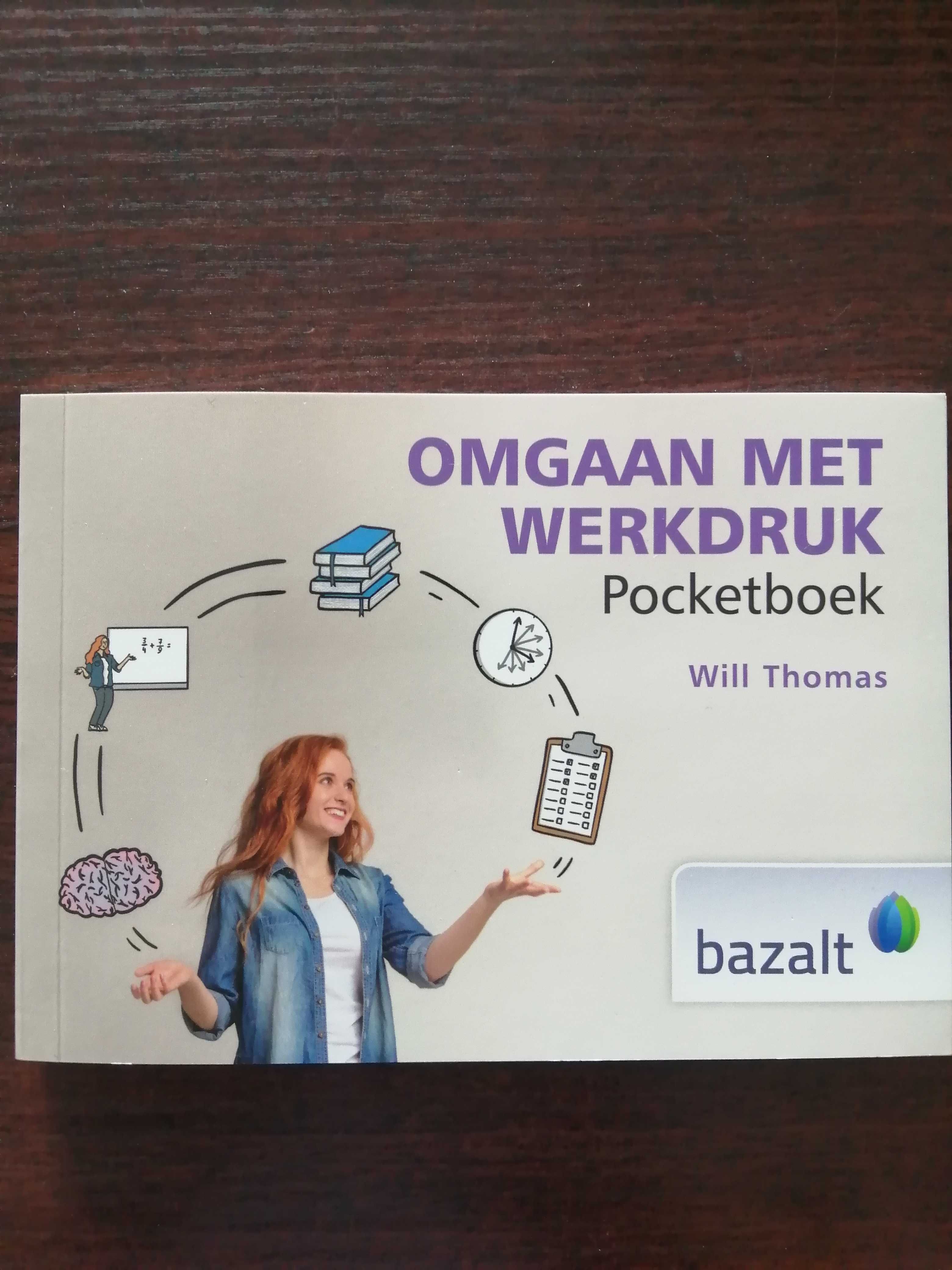 Książka niderlandzojęzyczna Omgaan met werkdruk - pocketboek