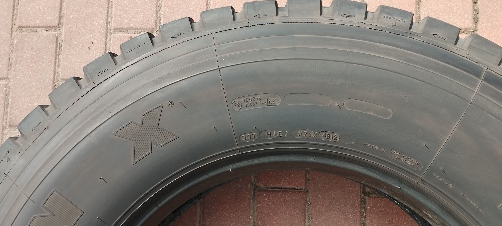 Michelin 275/80R22.5, 20mm, bezNapraw, 275/80/22.5, Wysyłka