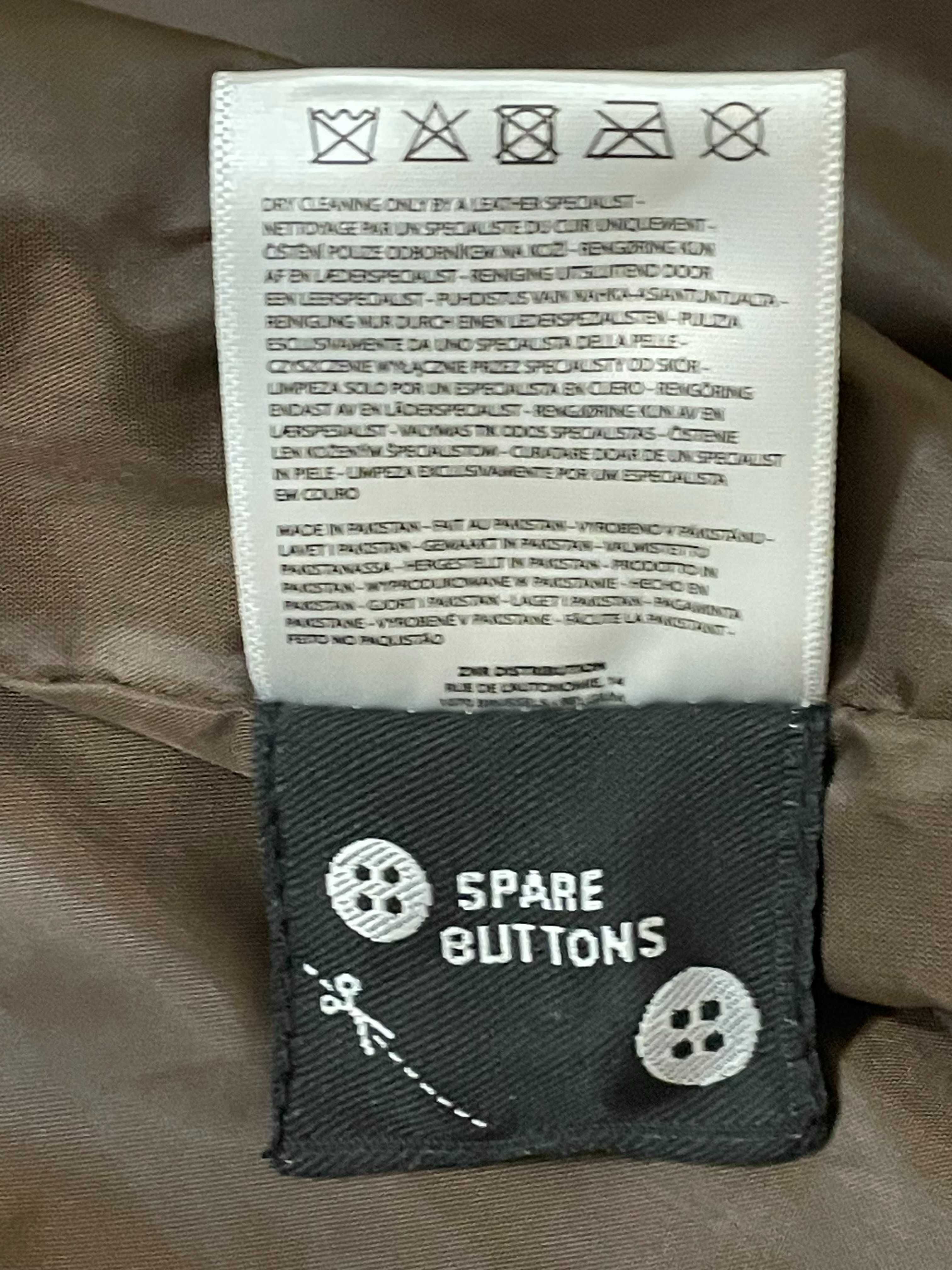 Lee Cooper mode BRIAG BROWN męska kurtka skóra owcza r. XL ciemny brąz
