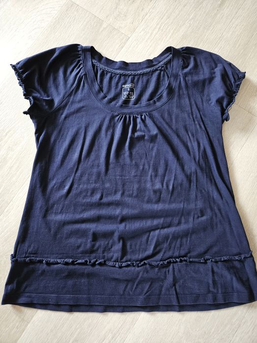 Granatowa ciążowa bluzka