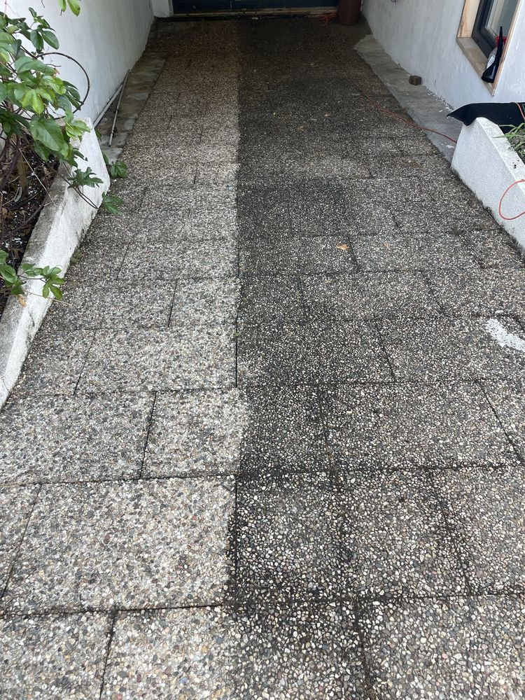 Limpeza de rampas, passeios e calçadas a pressão – Oeiras