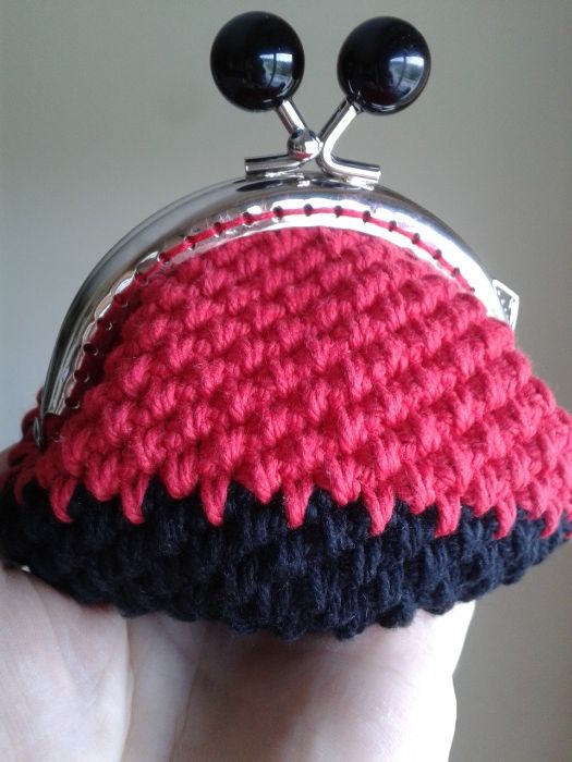 Porta moedas em crochê