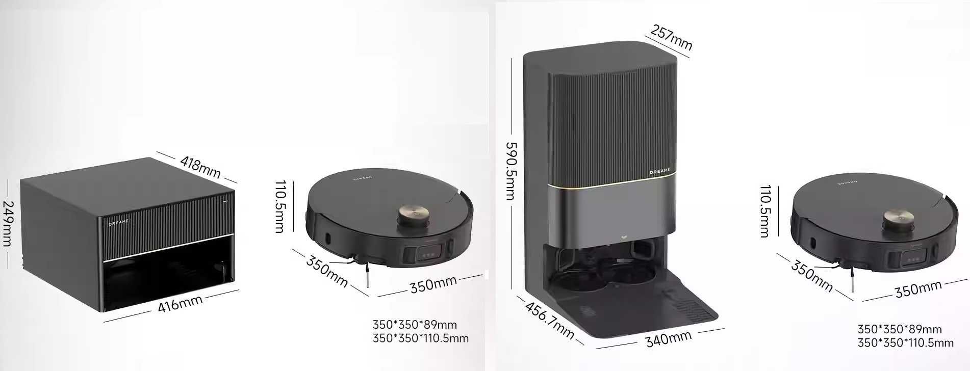Робот-пылесос DREAME BOT X40, X50 Ultra, L50, L40s Pro Ultra, Mova v50
