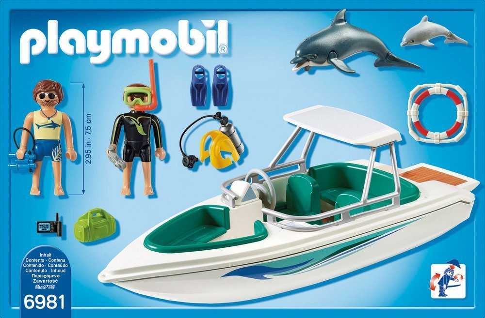 Playmobil 6981 nurkowie z motorówką.