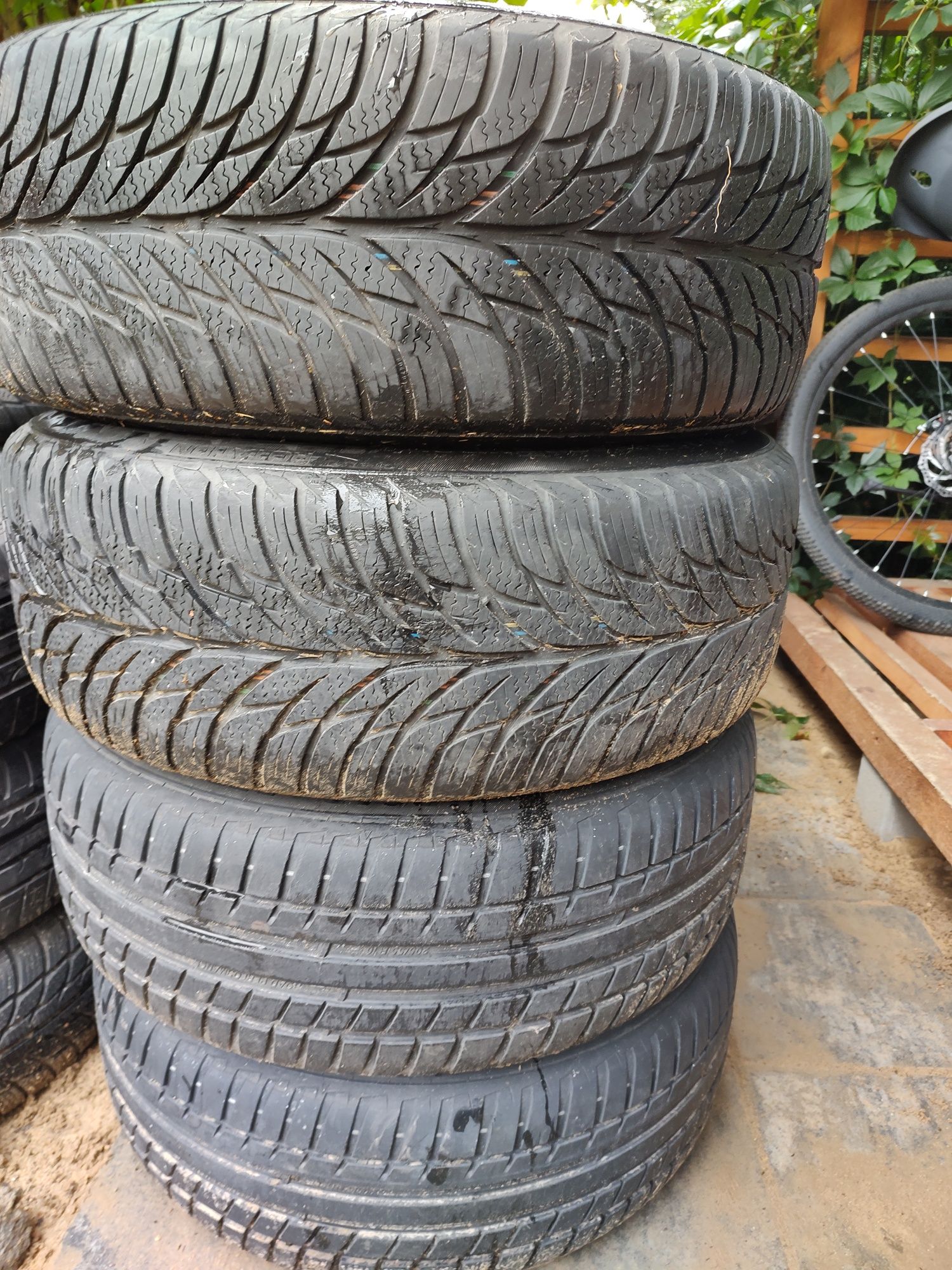 Koła Felgi Aluminiowe Alufelgi 16" Fiat 4x98 Opony całoroczne letnie