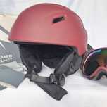 Kask narciarski Odoland SP0392 Red S 54-56cm Gogle