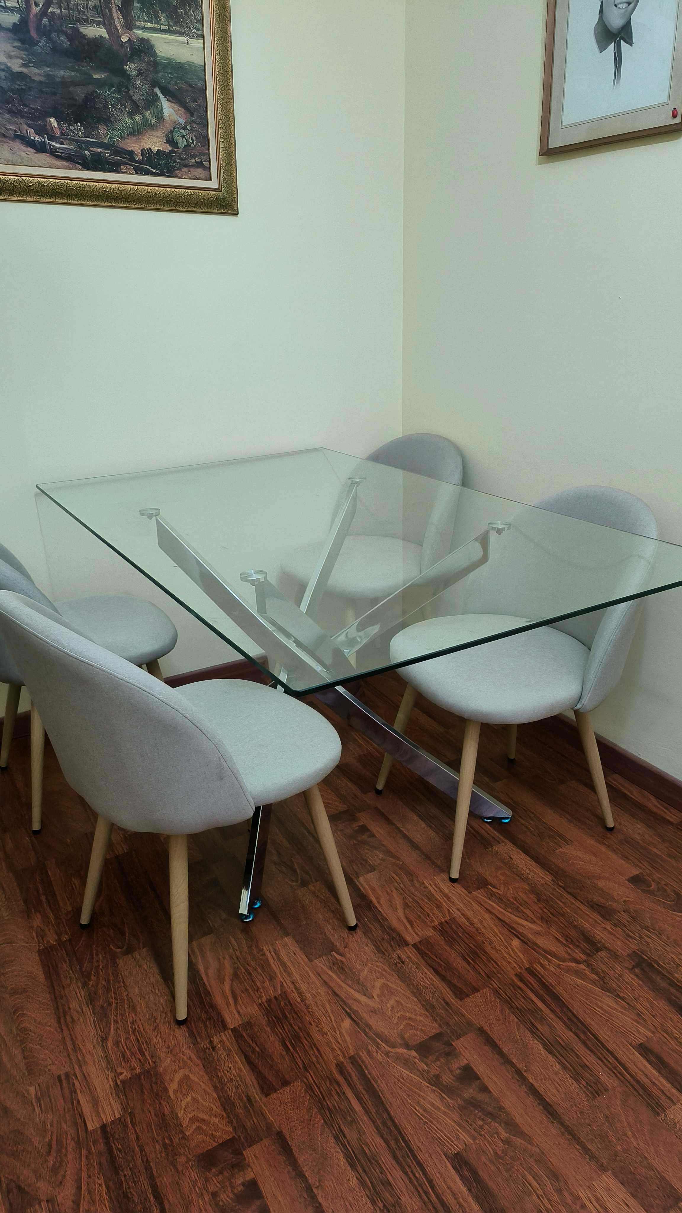 Mesa de refeição - vidro