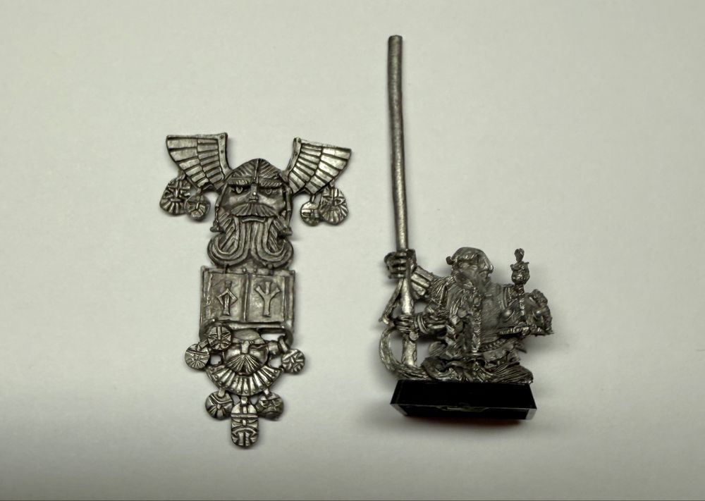 Warhammer Dwarf Battle Standard Bearer BSB limitowany