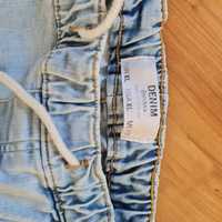 Штаны джинсы Denim на резинке на высокого парня