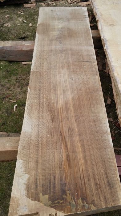 deski dębowe szer 40- 70 cm 8 - letnie dąb monolity suche na sztuki