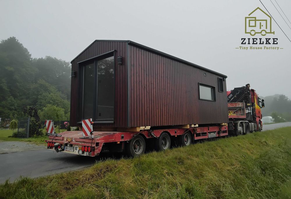 Dom Mobilny Modułowy Pawilon Drewniany Tinyhouse Holendersk Całoroczny