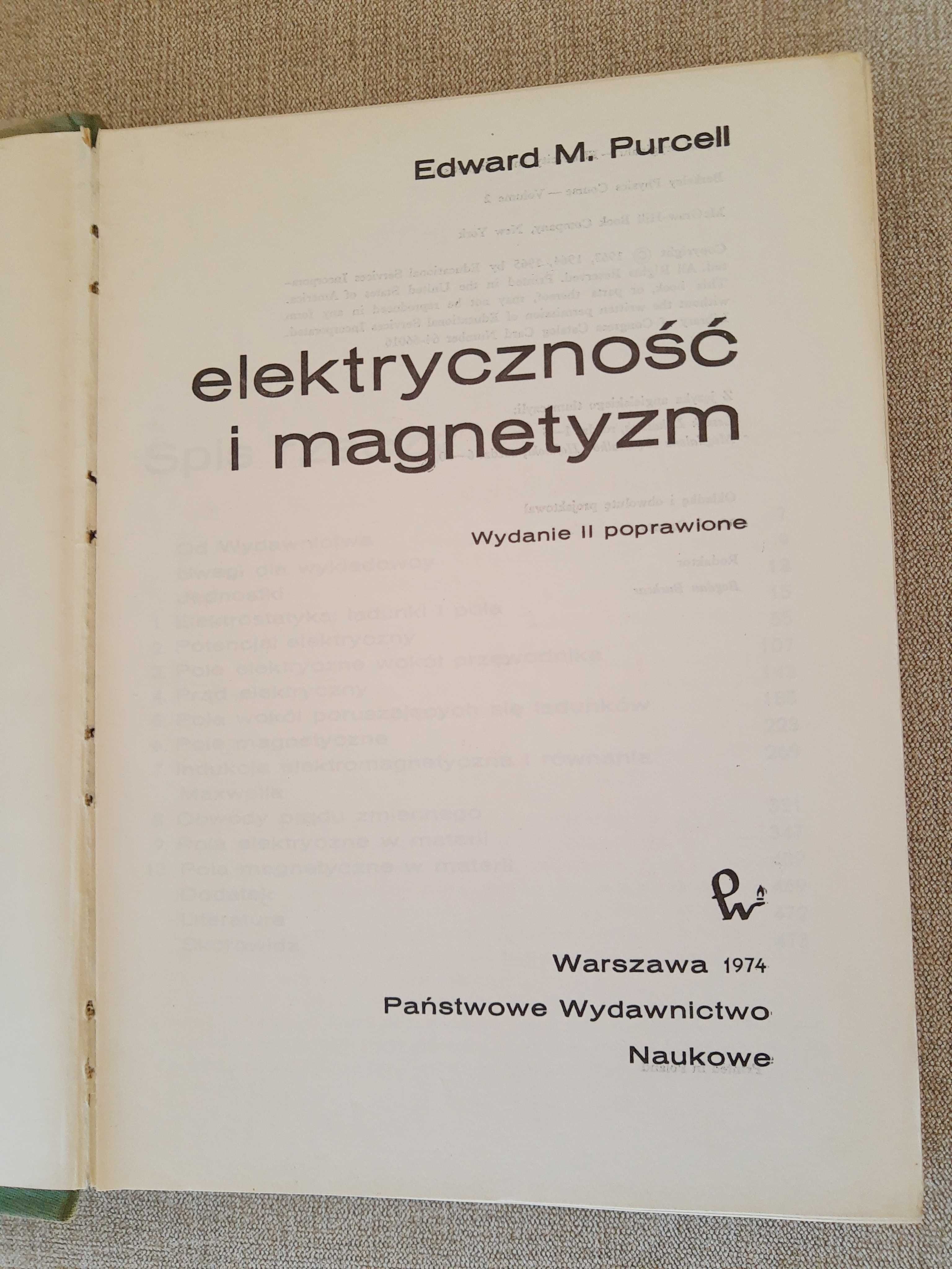 elektryczność i magnetyzm Edward M. Purcell