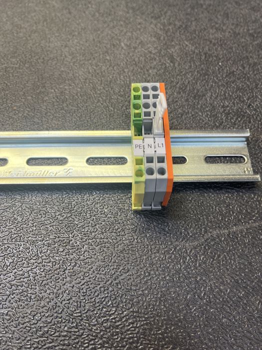 Zestaw 10 sztuk Złączka przelotowa wago 2,5 mm2