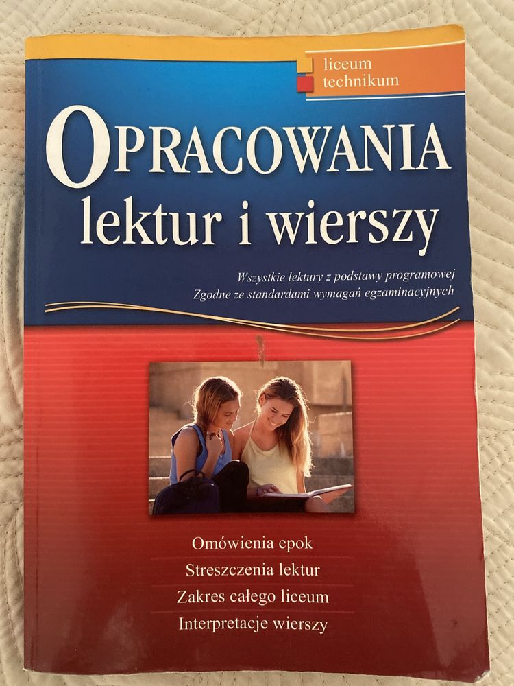 GREG Opracowania lektur i wierszy - liceum, technikum