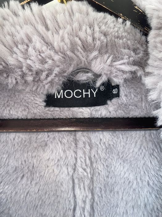Kożuch wiosenny Mochy M z futerkiem