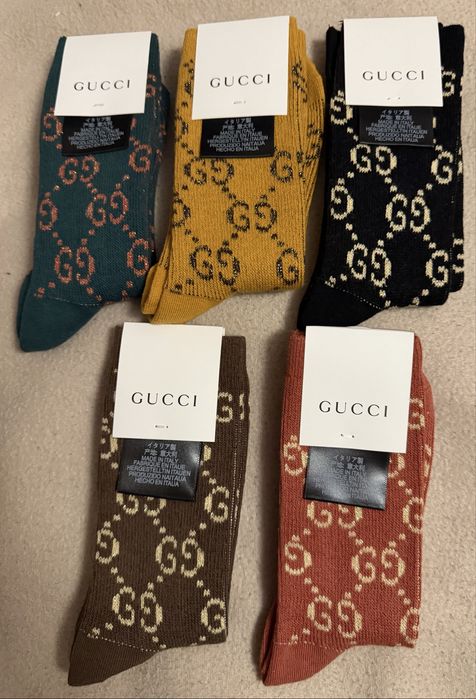 Skarpetki Gucci komplet 5 par