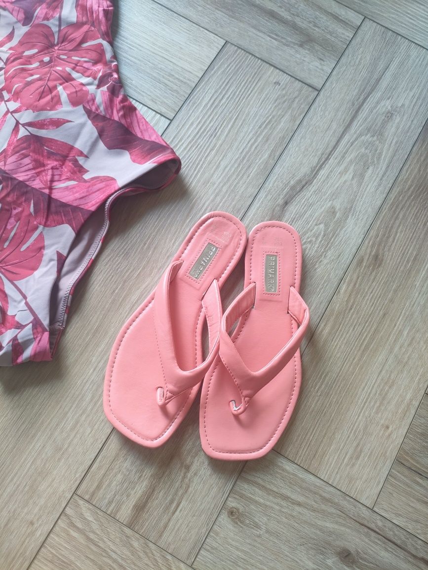 Klapki japonki Primark łososiowe 36 wersow ASOS