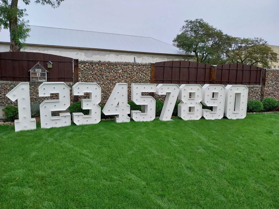 Cyfry ledowe urodziny ,rocznice.