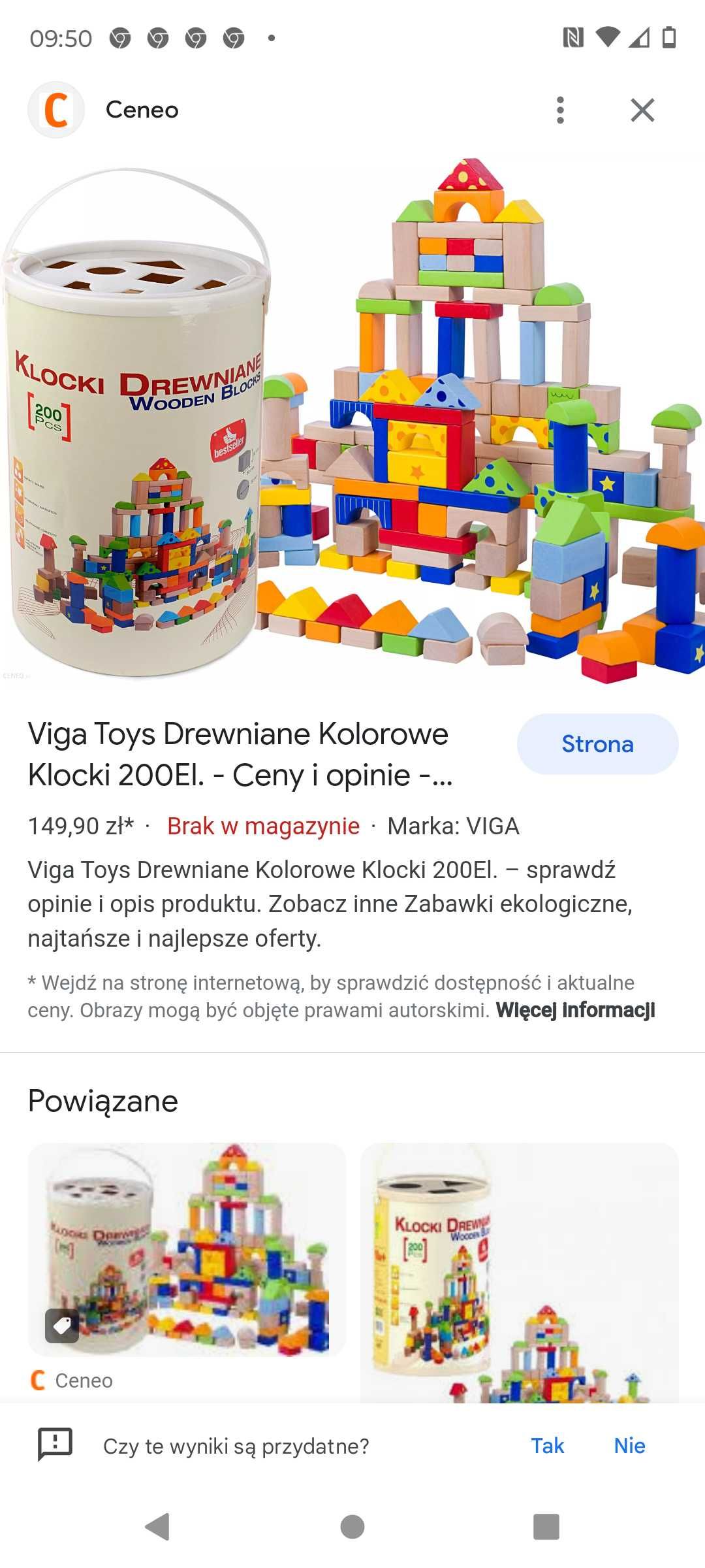 Klocki drewniane duży zestaw 200 elementów