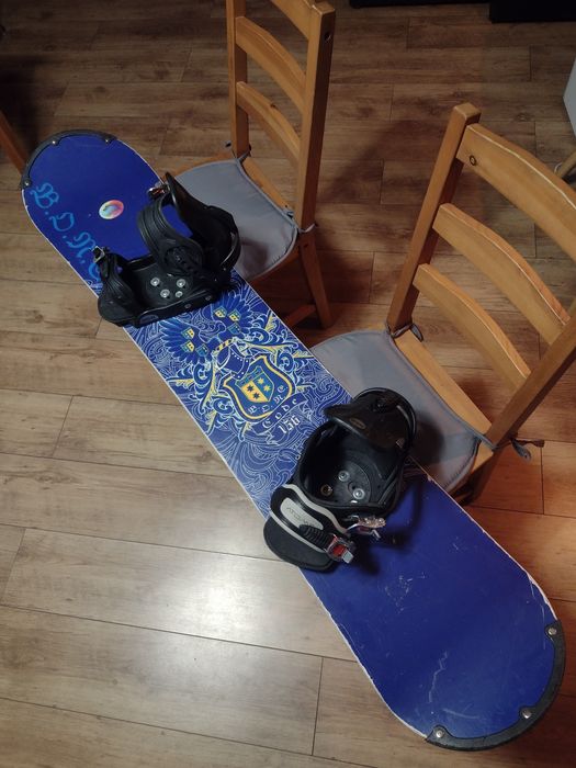 Deska snowboardowa 156 plus wiązania