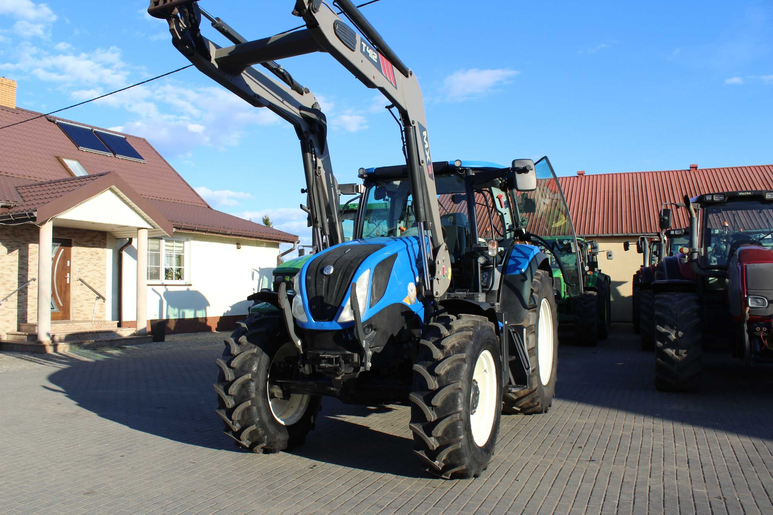 Import Niemcy New Holland T6.125S.TS115 .Tur.Pnemat.