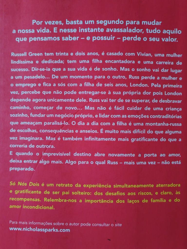 Só nós dois | Nicholas Sparks (Portes grátis)