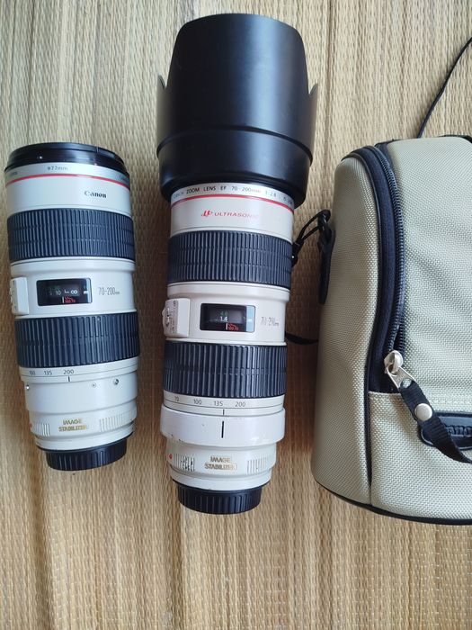 Lentes Canon EF 24 70mm, 70 200mm, 50 500