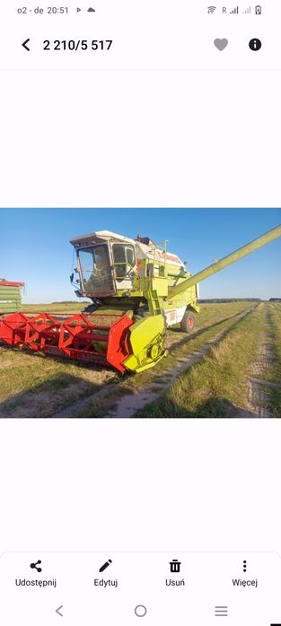 Heder 4.60   Claas Dominator